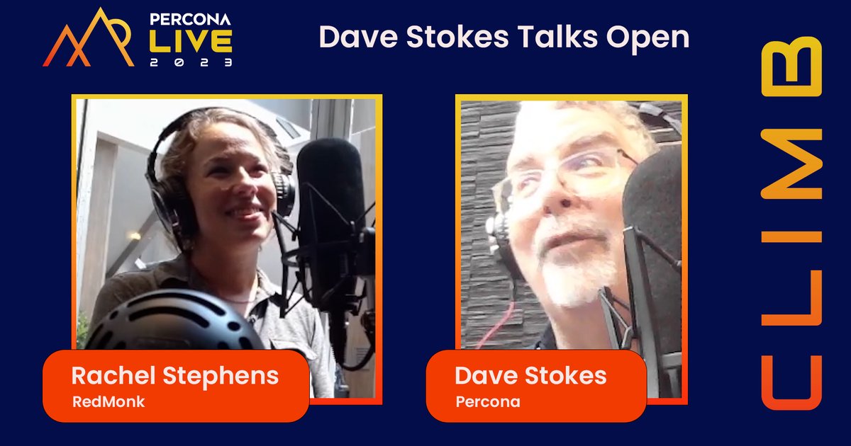 Dave Stokes Talks Open - Episode 4 - Rachel Stephens, RedMonk - Percona Live 2023