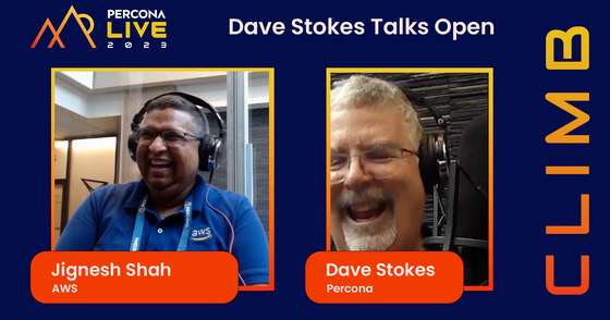 Dave Stokes Talks Open - Episode 8 - Jignesh Shah, AWS - Percona Live 2023