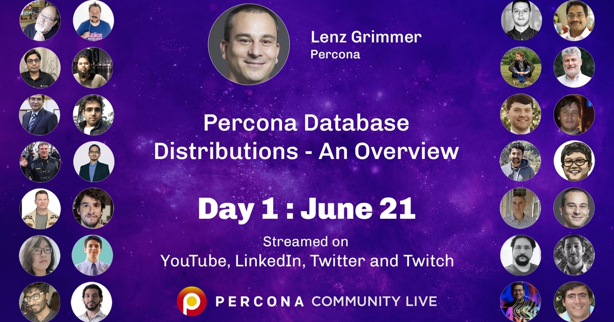 Percona Database Distributions - An Overview
