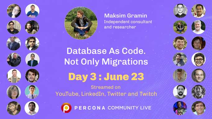 Database as Code. Not only migrations