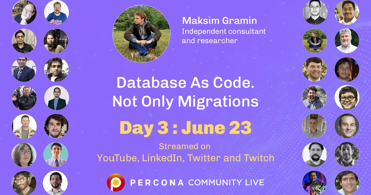 Database as Code. Not only migrations