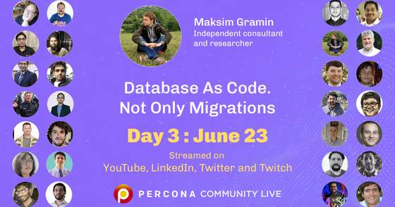 Database as Code. Not only migrations