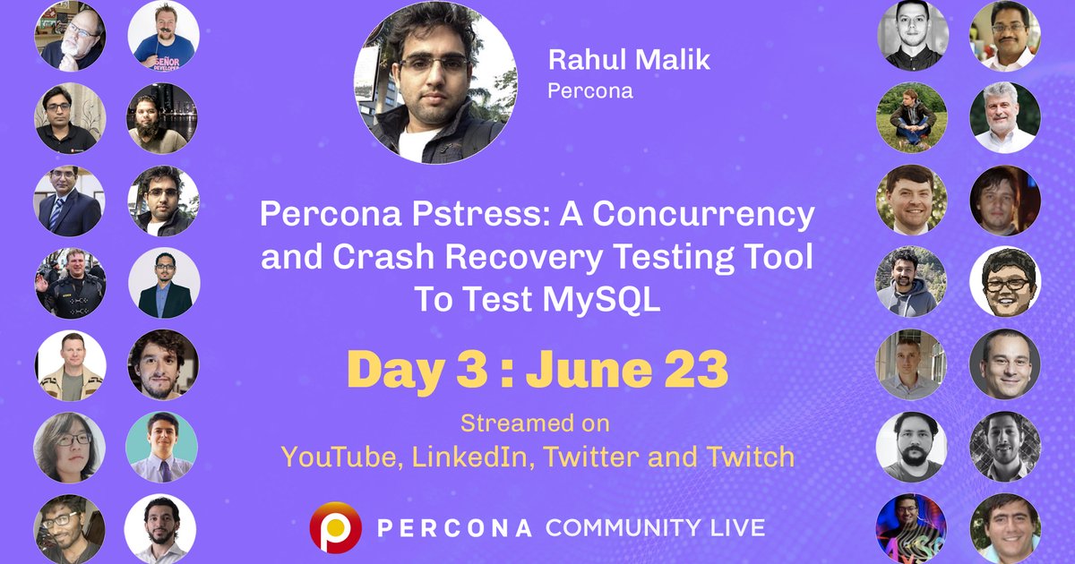 Percona Pstress: A Concurrency and Crash Recovery Testing Tool to Test MySQL