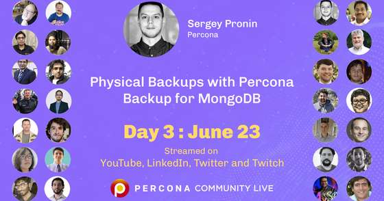 Physical Backups with Percona Backup for MongoDB