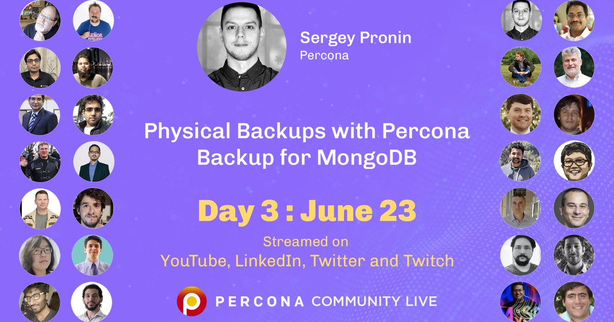 Physical Backups with Percona Backup for MongoDB