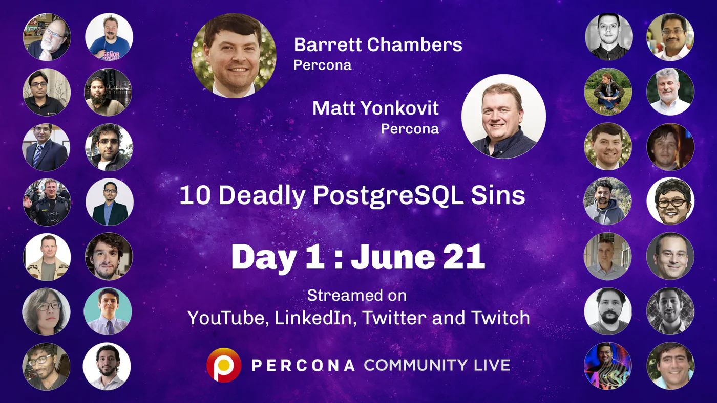 10 Deadly PostgreSQL Sins