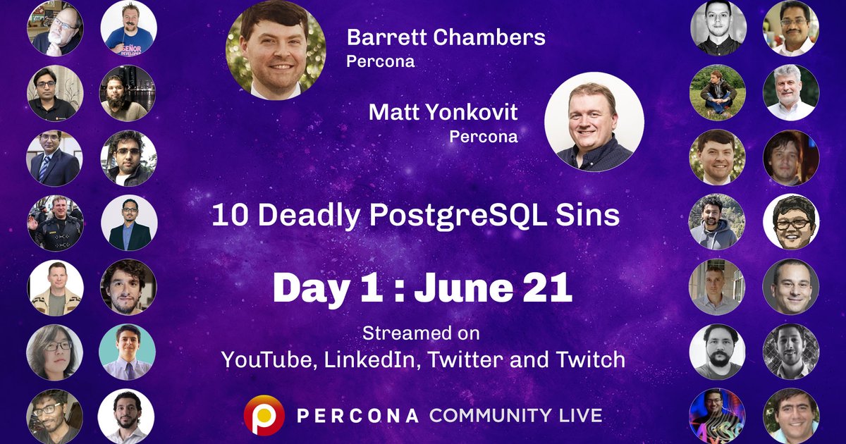 10 Deadly PostgreSQL Sins