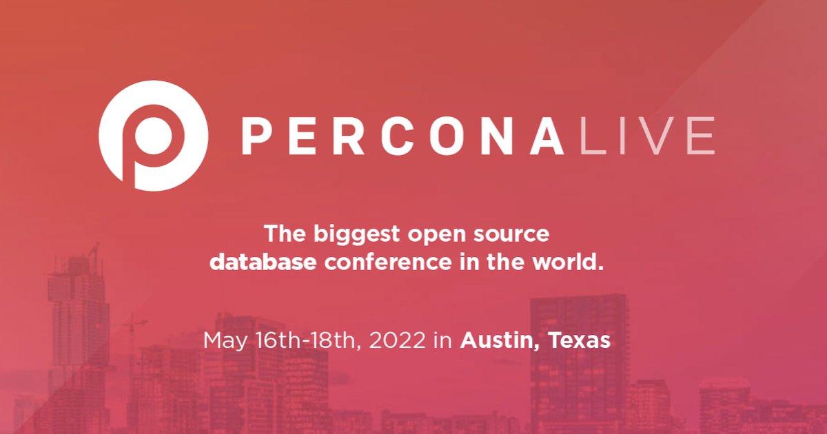 Percona Live 2022