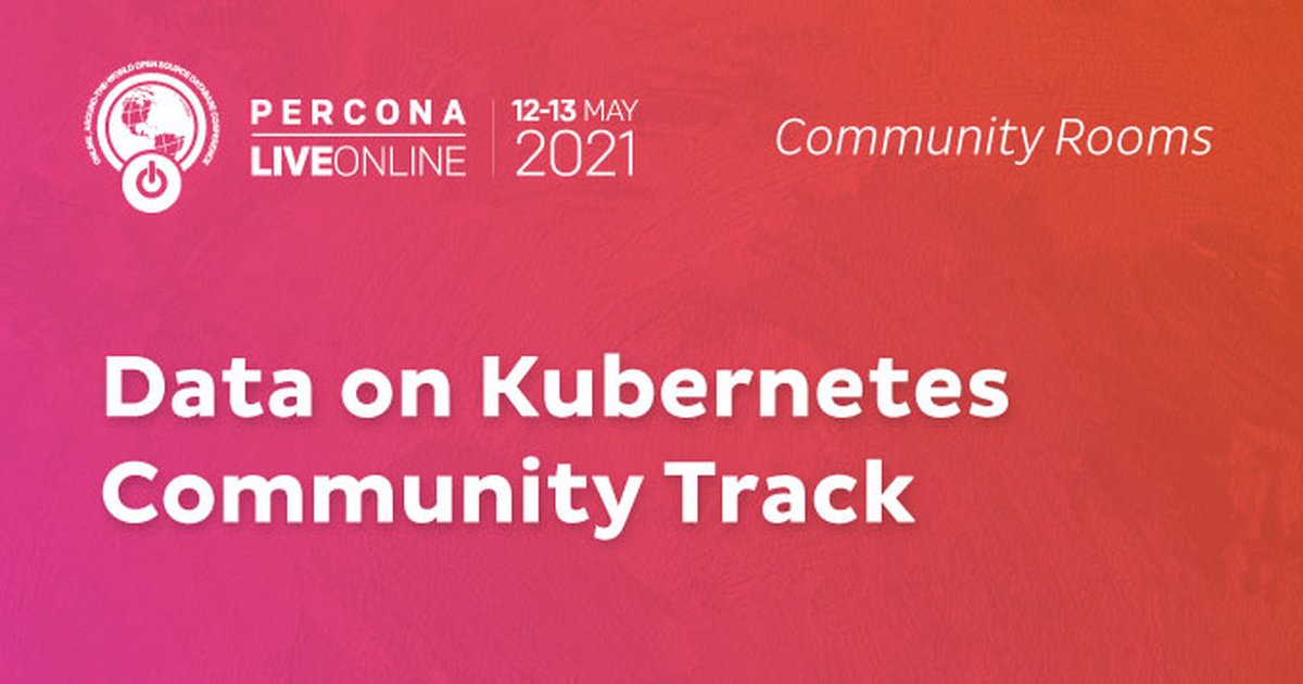 Data on Kubernetes Track