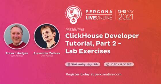 ClickHouse Developer Tutorial, Part 2 - Lab Exercises