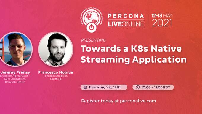 Towards a K8s Native Streaming Application