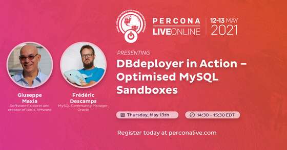 DBdeployer in Action - Optimised MySQL Sandboxes