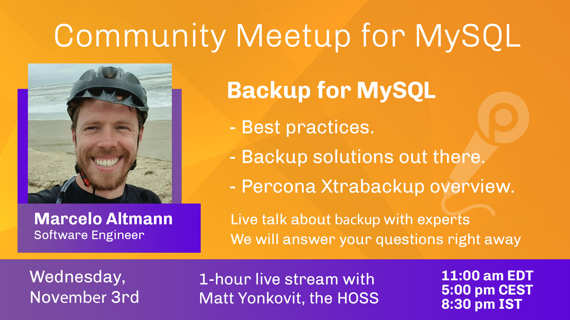 Percona MeetUp for MySQL November 2021 - Marcelo Altmann