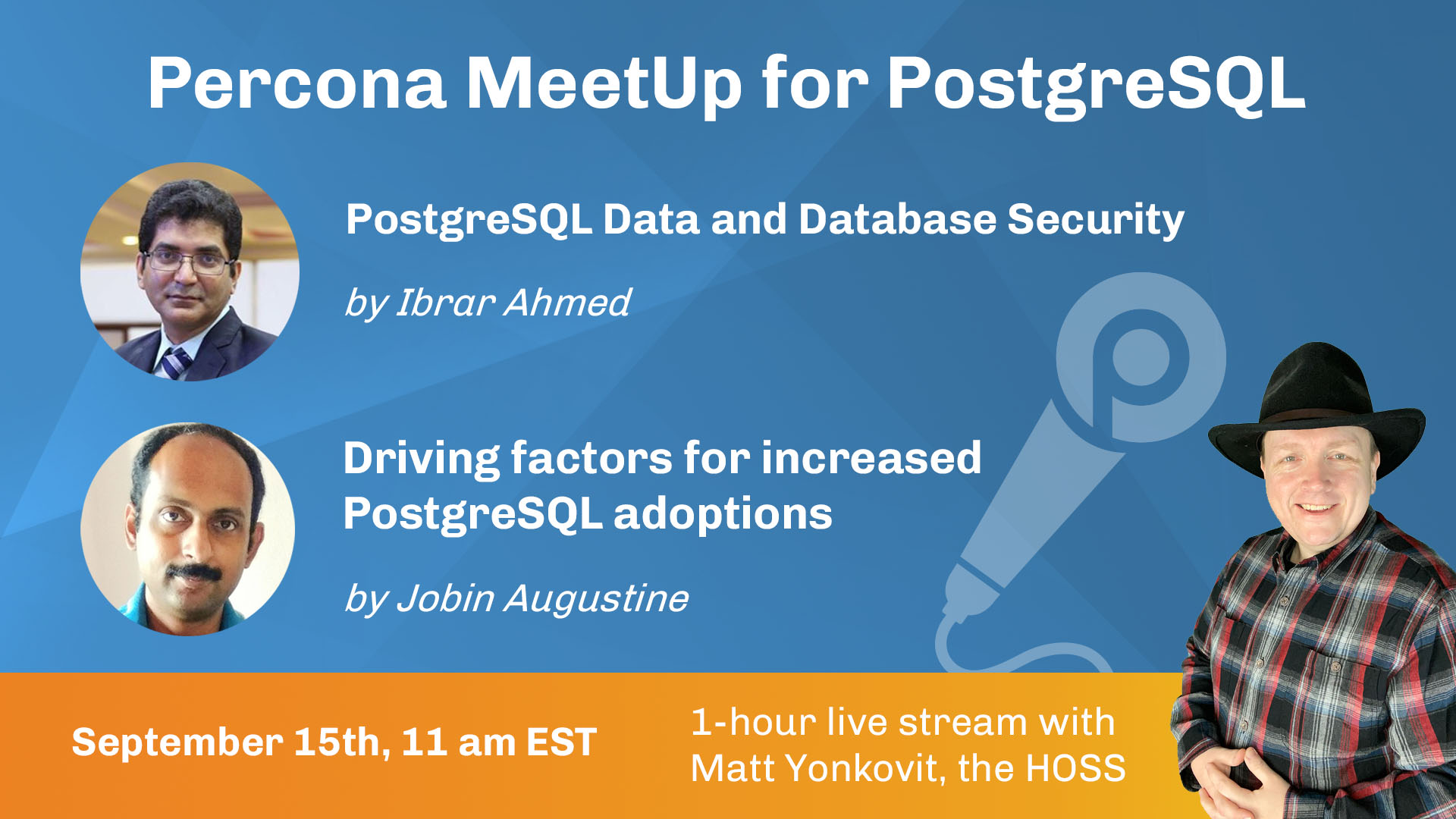 Percona MeetUp for PostgreSQL Sept 2021