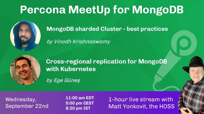 Percona MeetUp for MongoDB Sept 2021