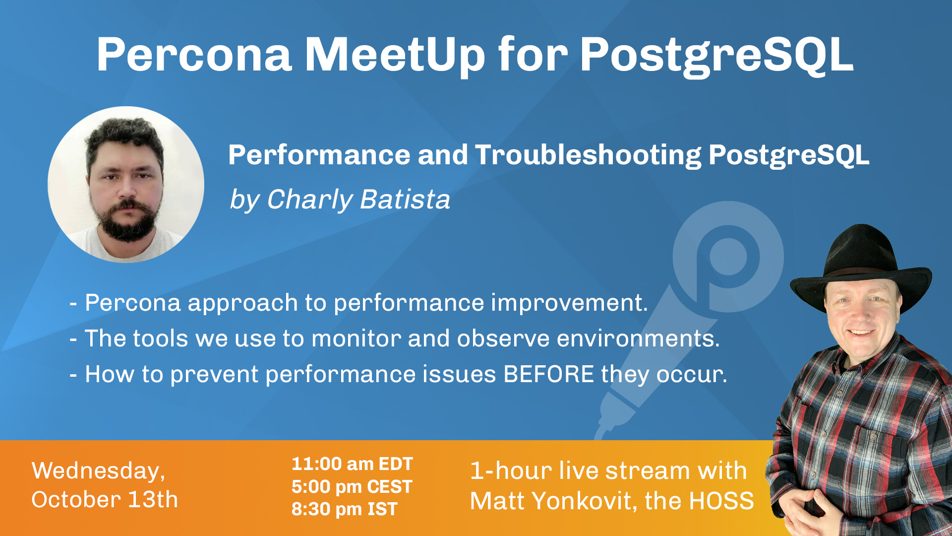 Percona MeetUp for PostgreSQL October 2021