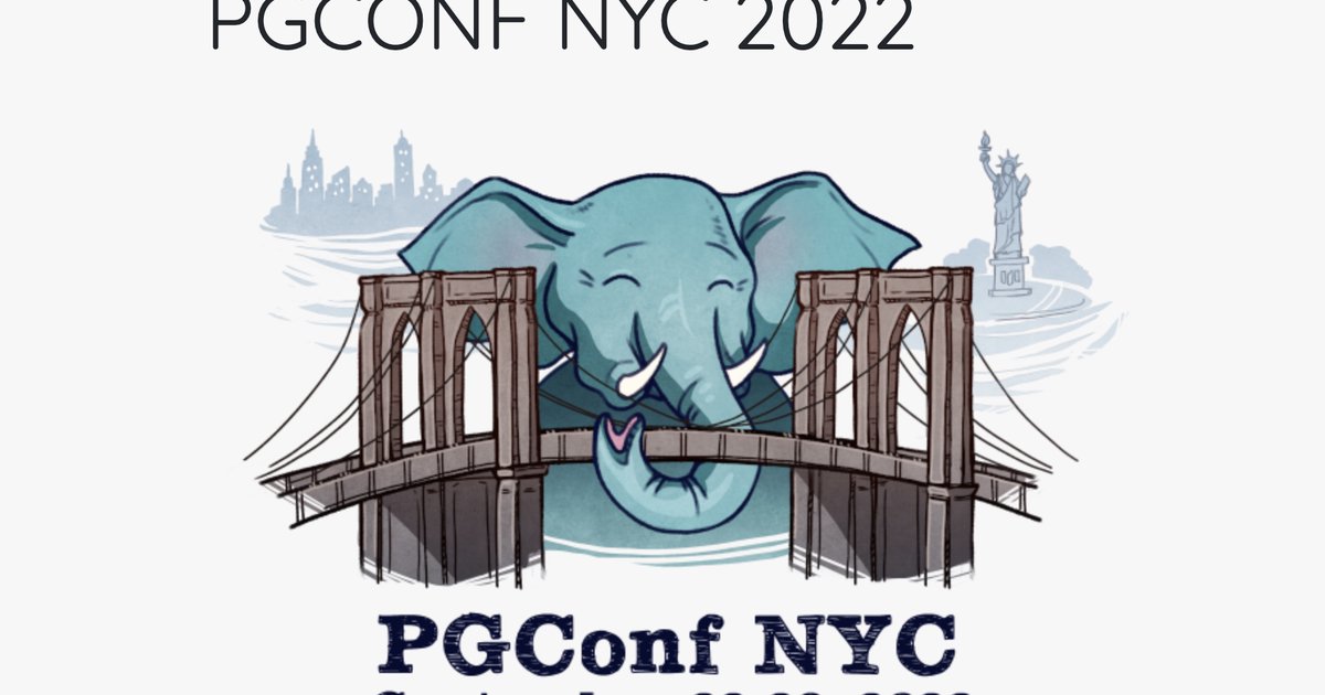 PGConf NYC 2022
