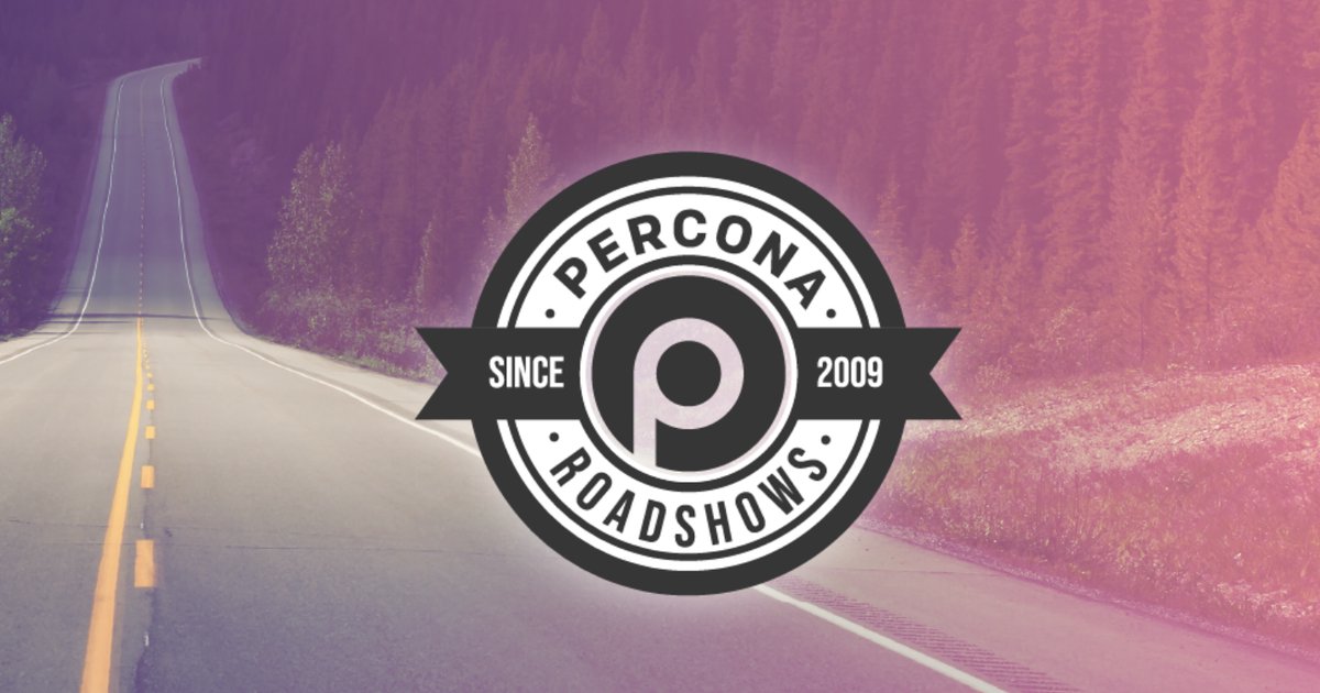 Percona Roadshow Coming to Your City!