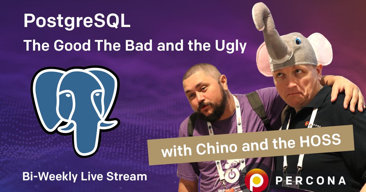Community PostgreSQL Live Stream & Chat