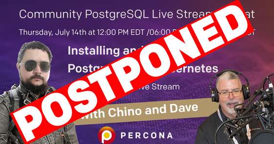 Installing and Setting Up PostgreSQL on Kubernetes - Percona Community PostgreSQL Live Stream & Chat