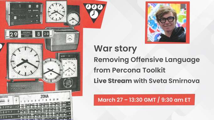 Online Stream – Removing Offensive Language from Percona Toolkit - March 27th at 13:30 pm GMT