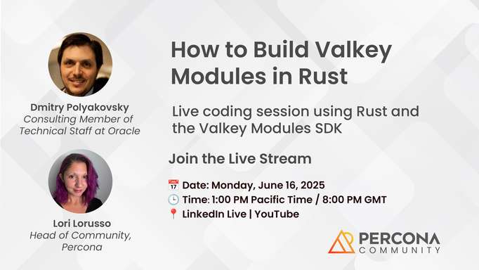 Online Stream – Building Valkey Modules in Rust – June 16, 2025