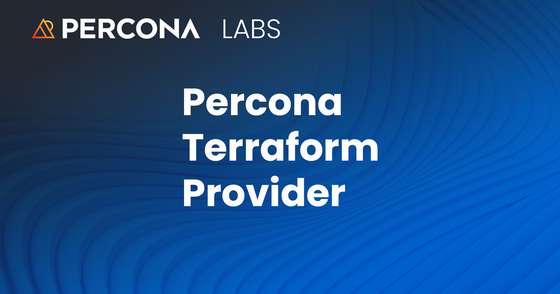 Percona Terraform Provider