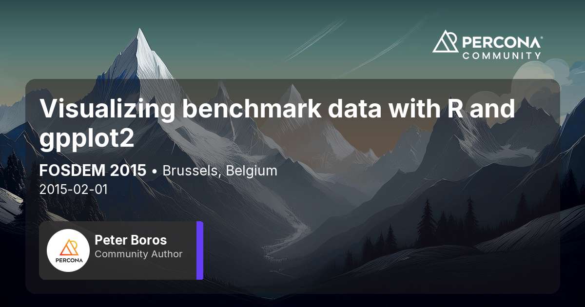 Visualizing benchmark data with R and gpplot2