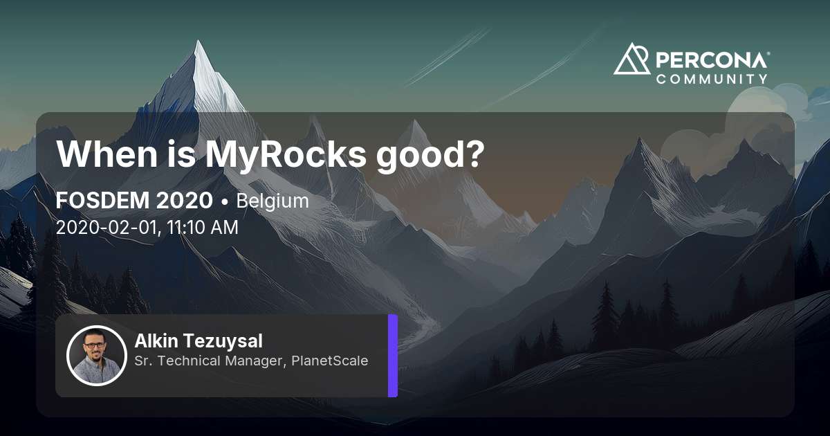 When is MyRocks good?