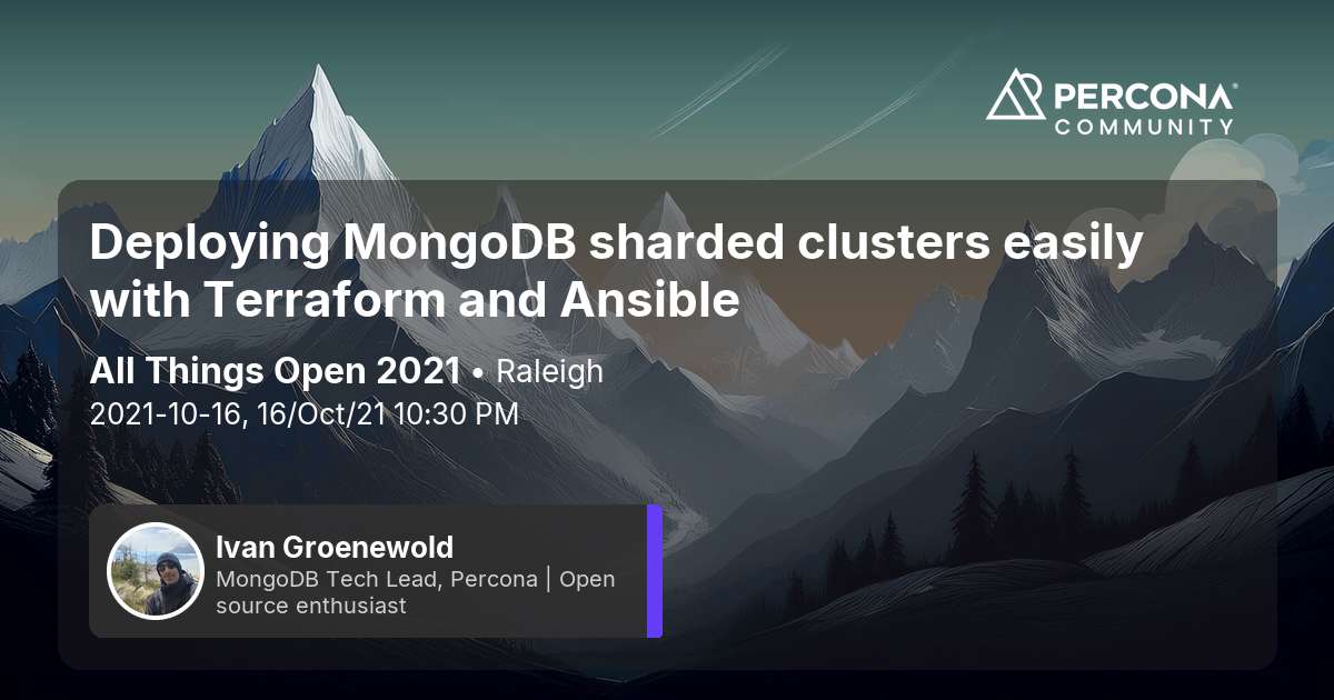 Deploying MongoDB sharded clusters easily with Terraform and Ansible