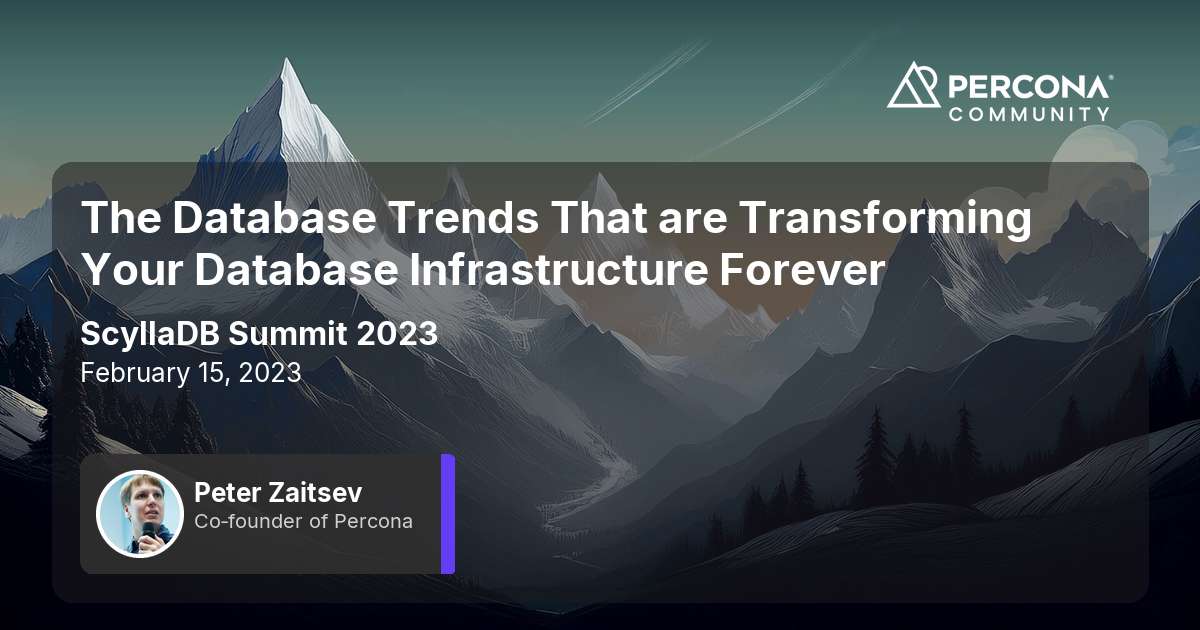 The Database Trends That are Transforming Your Database Infrastructure Forever