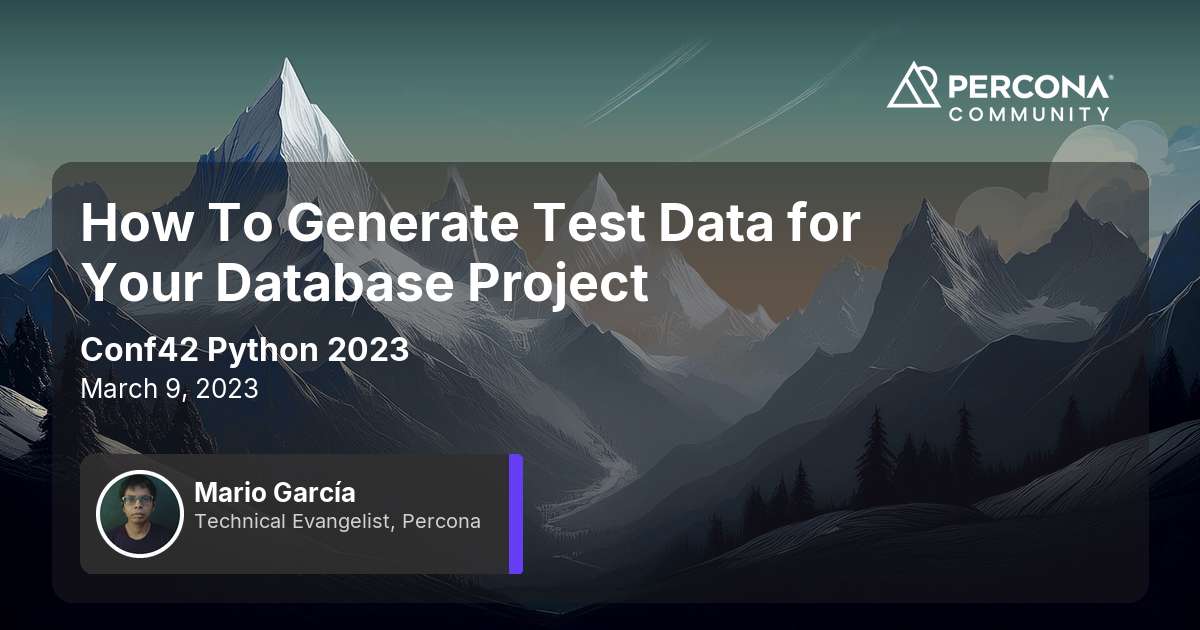 How To Generate Test Data for Your Database Project