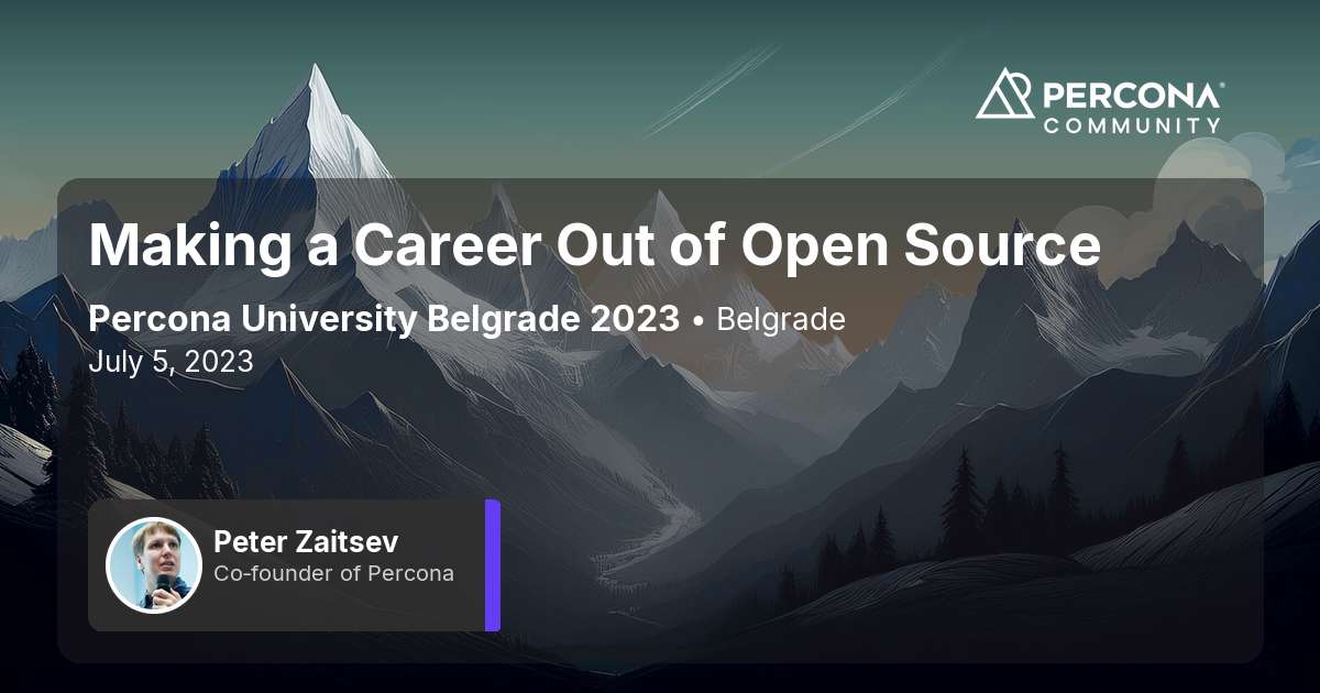 Making a Career Out of Open Source