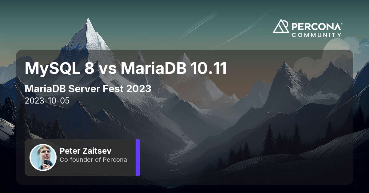 MySQL 8 vs MariaDB 10.11