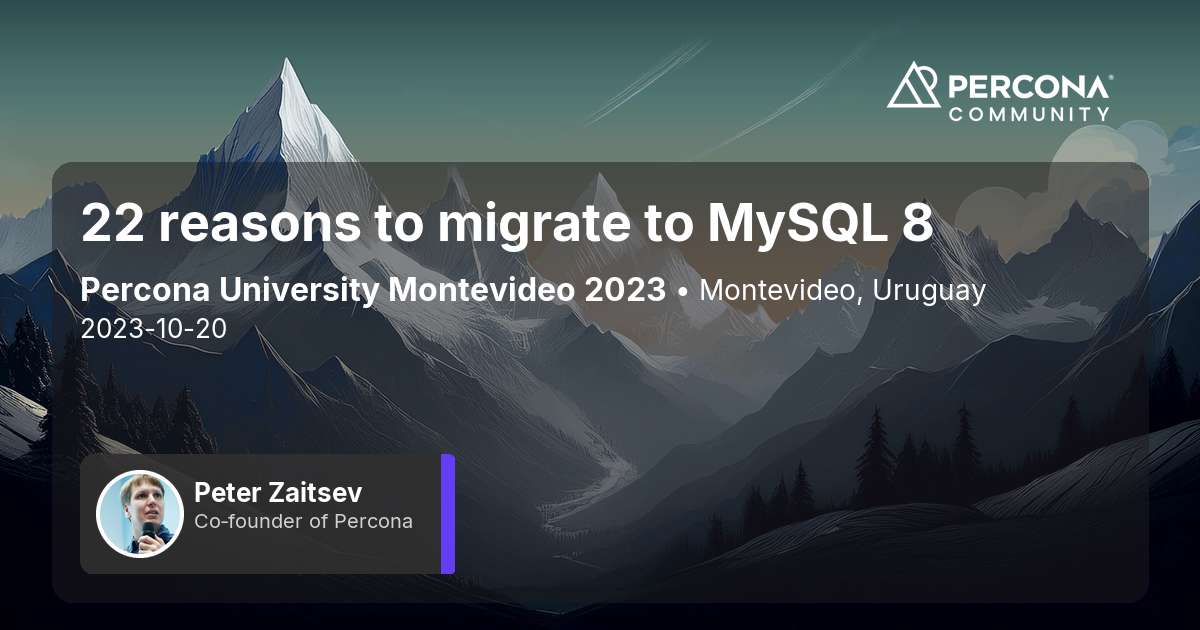 22 reasons to migrate to MySQL 8
