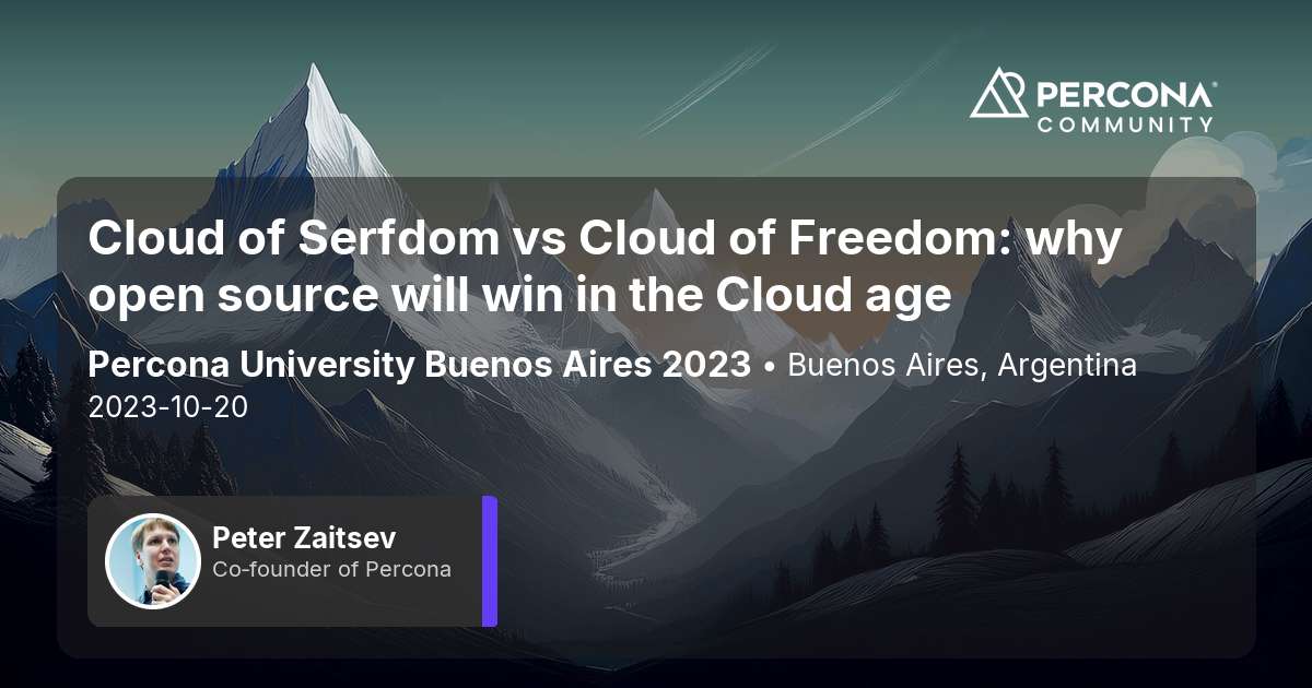 Cloud of Serfdom vs Cloud of Freedom: why open source will win in the Cloud age