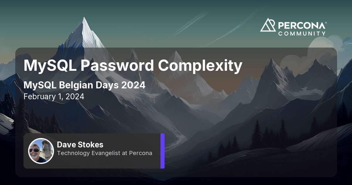MySQL Password Complexity