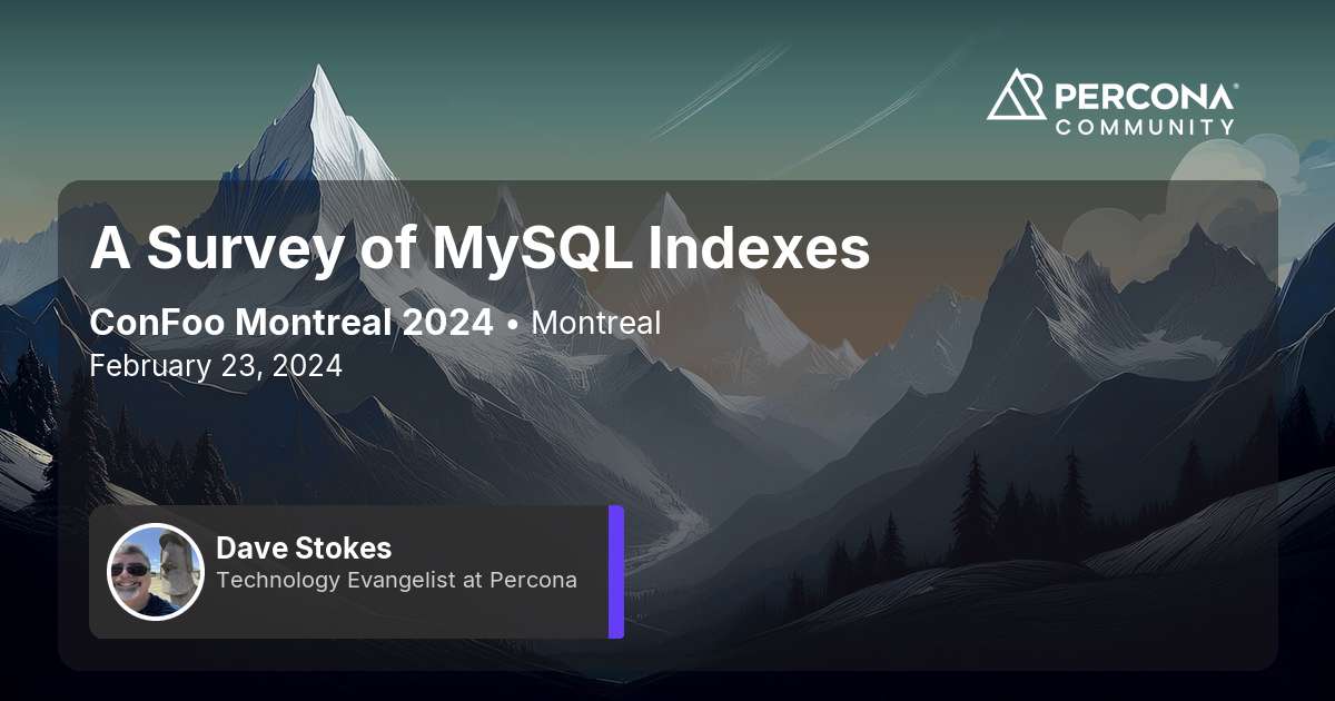 A Survey of MySQL Indexes