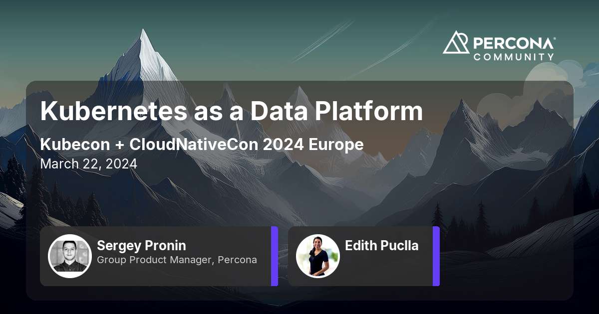 Kubernetes as a Data Platform