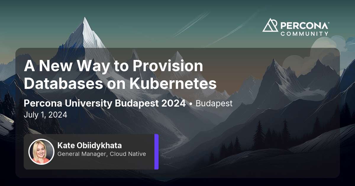 A New Way to Provision Databases on Kubernetes