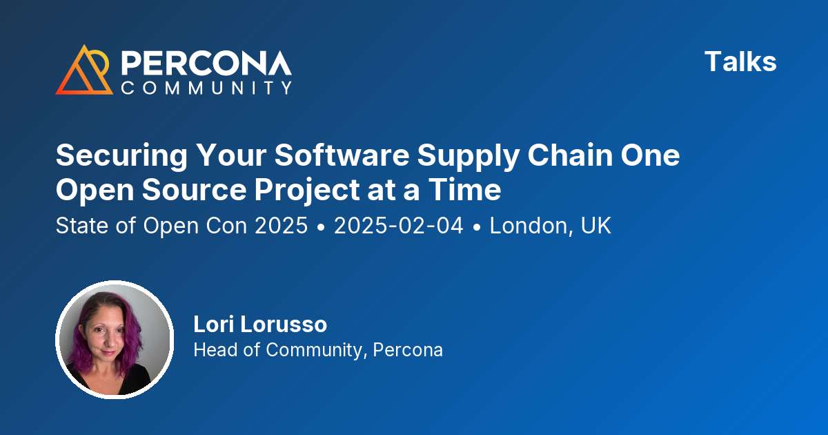 Securing Your Software Supply Chain One Open Source Project at a Time