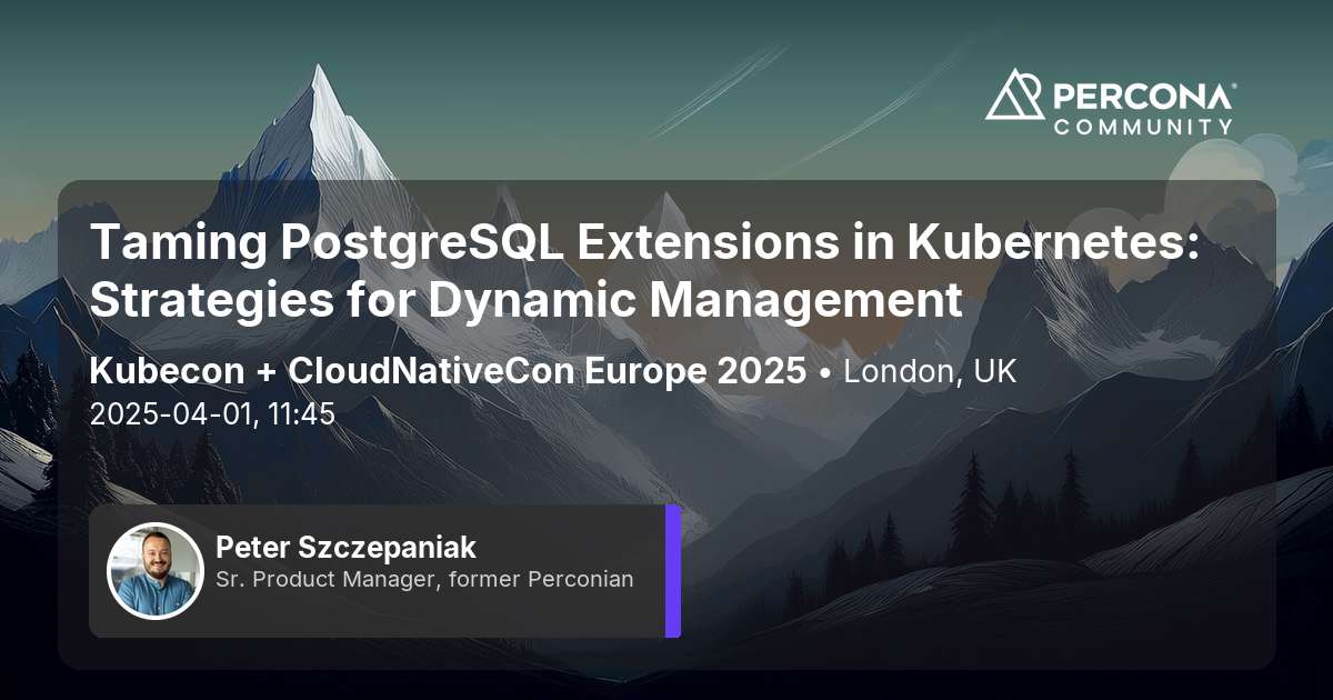 Taming PostgreSQL Extensions in Kubernetes: Strategies for Dynamic Management