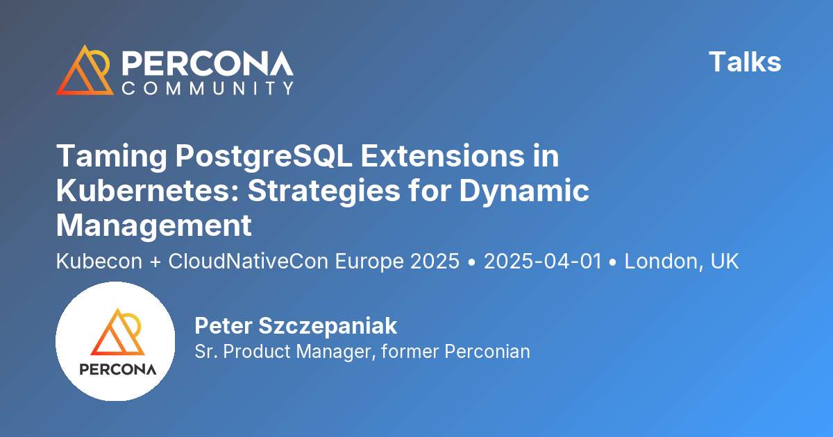 Taming PostgreSQL Extensions in Kubernetes: Strategies for Dynamic Management