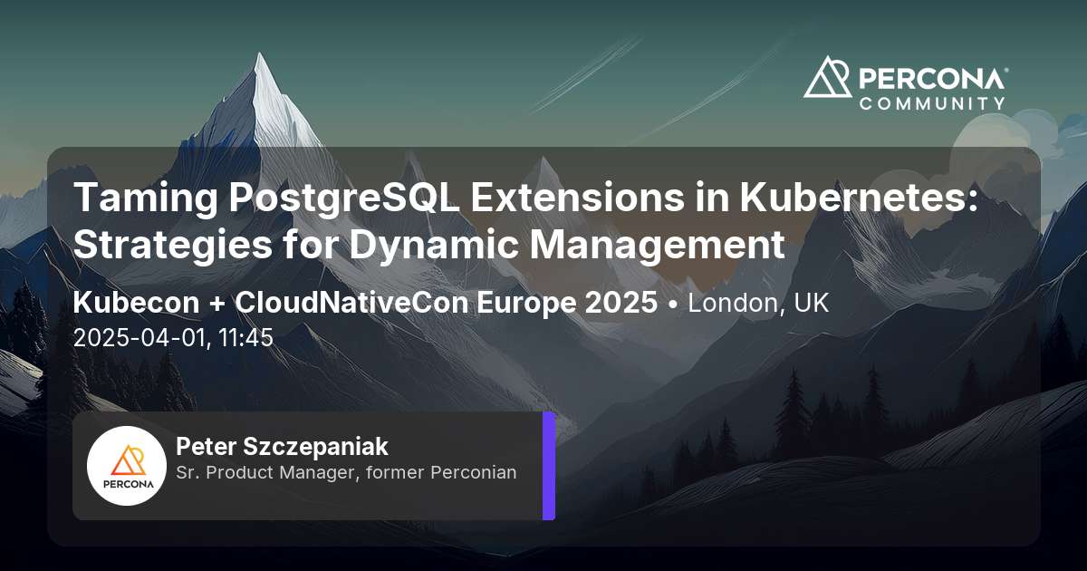 Taming PostgreSQL Extensions in Kubernetes: Strategies for Dynamic Management