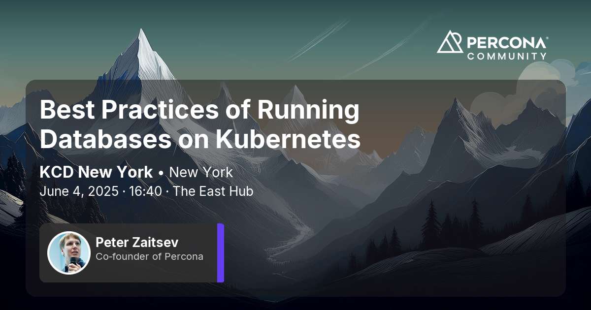 Best Practices of Running Databases on Kubernetes