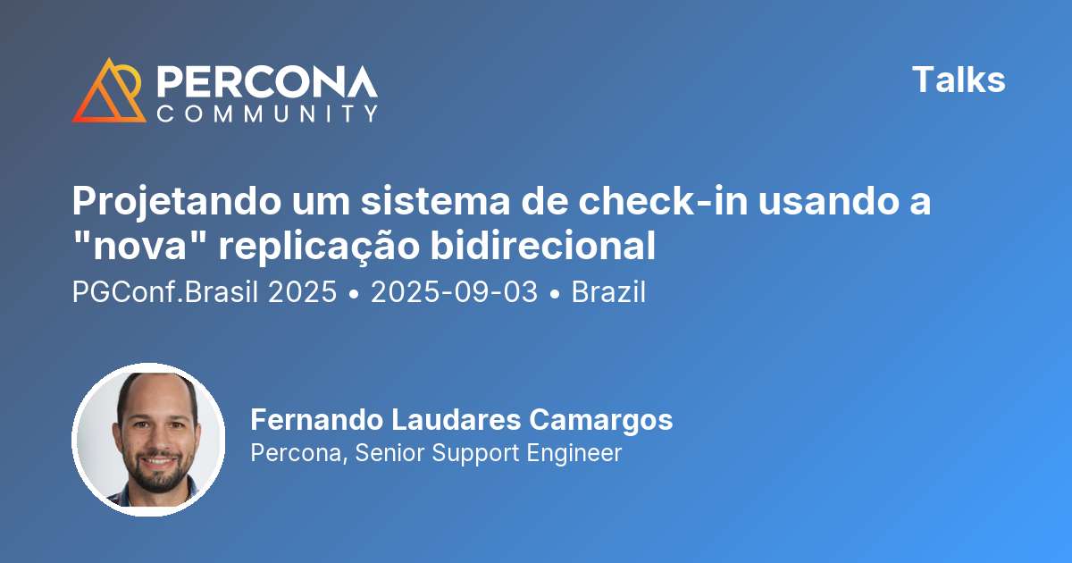 Projetando um sistema de check-in usando a "nova" replicação bidirecional