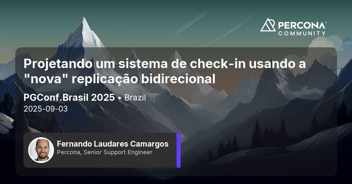 Projetando um sistema de check-in usando a "nova" replicação bidirecional