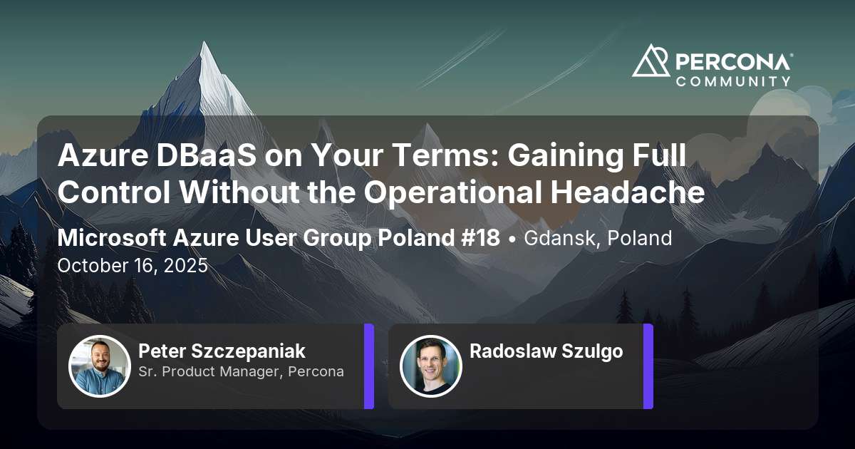 Azure DBaaS on Your Terms: Gaining Full Control Without the Operational Headache