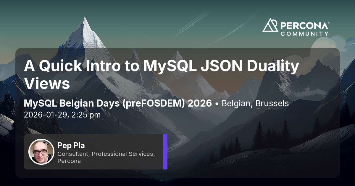 A Quick Intro to MySQL JSON Duality Views
