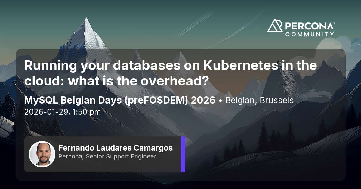 Running your databases on Kubernetes in the cloud: what is the overhead?